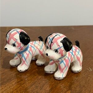 Vintage Puppy Salt and Pepper Shakers